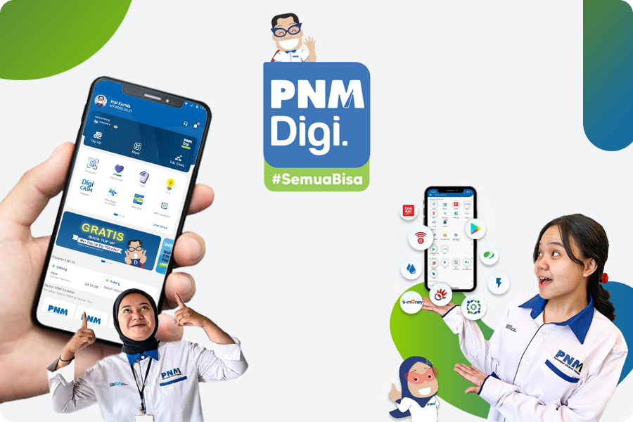 UI/UX Poster aplikasi PNM Digi Karyawan