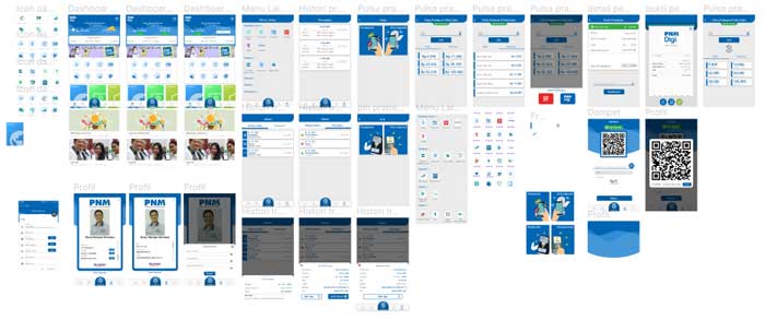 PNMDigi Karyawan mobile app UI/UX Design