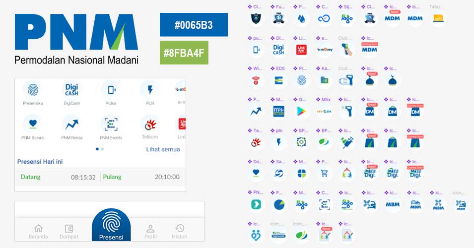 PNMDigi Karyawan mobile app UI/UX Design