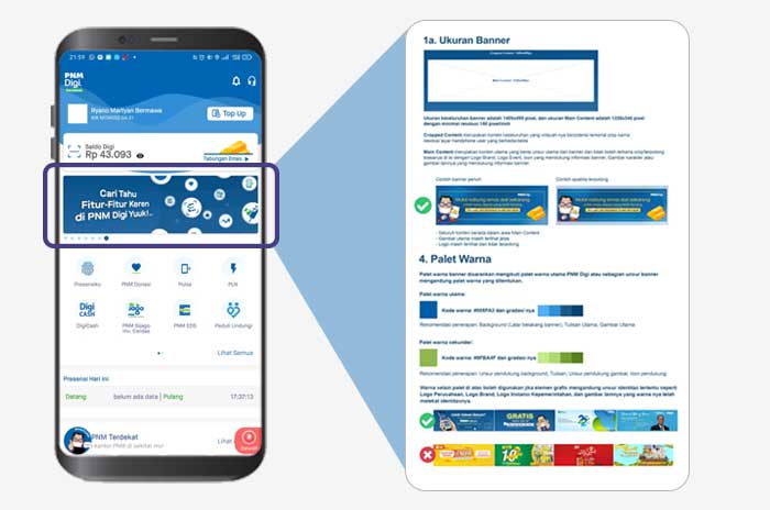 PNMDigi Karyawan mobile app UI/UX Design
